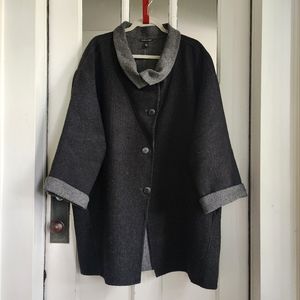 Eileen Fisher Alpaca Wool Blend Jacket, Sz L